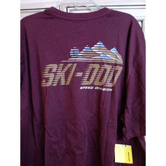 Ski Doo Speed Division Burgundy T-Shirt Men's - 3XL - NEW WITH TAGS! - Picture 3 of 6